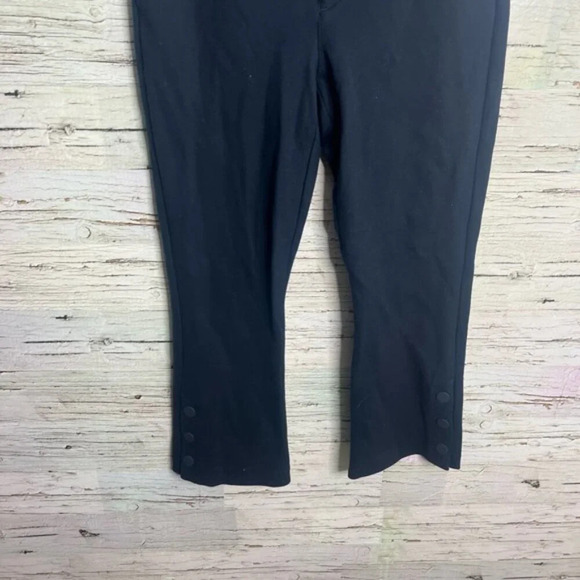 Cabi Keen Kick Flare  Pant #6043 Womens Sz 2 Navy Blue Ponte Knit - Picture 2 of 8